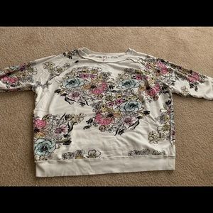 Free People over sized sweatshirt/sweater